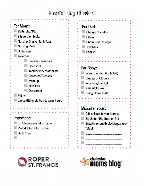 Ultimate Pregnancy Hospital Bag Checklist (Free Printable)