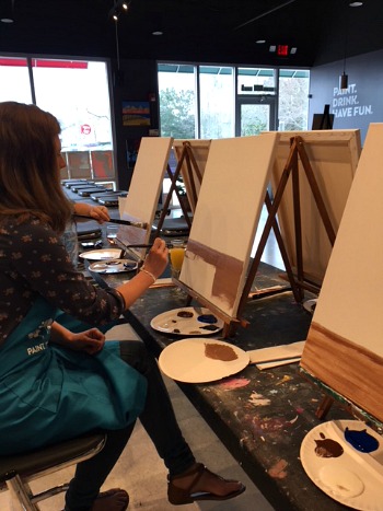 Paint &amp; Sip at Pinot's Palette!