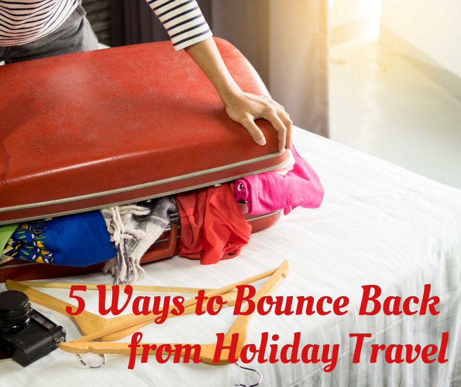 suitcase - 5 ways to bounce back from travel