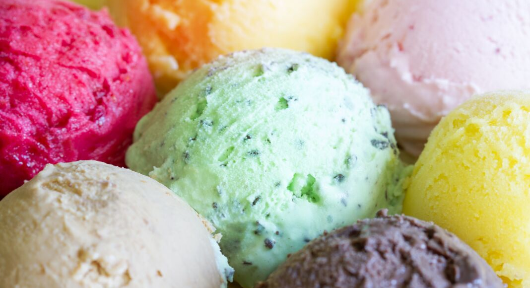 different flavors of ice cream
