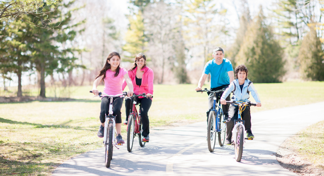 Family cheap bike trails