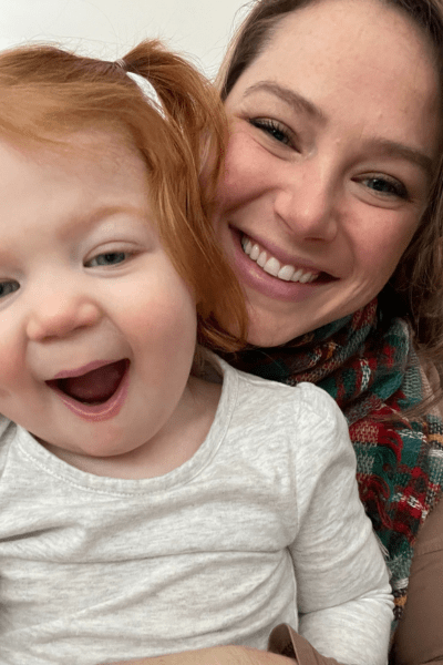 Raising a Child Who Is Just Like You: a mom and her redheaded toddler daughter smile