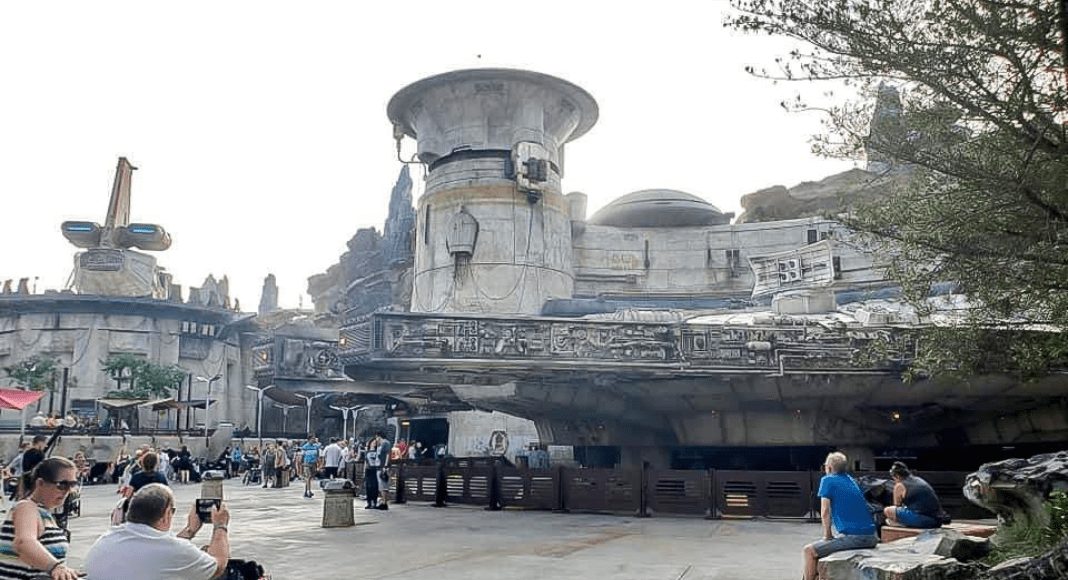 May the 4th be with you: a picture of Disney's Galaxy's Edge park area.