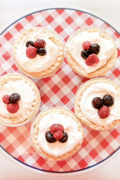 Easy Summer Recipes: Berry Tarts on a plate