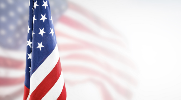 Veterans Day: American flags