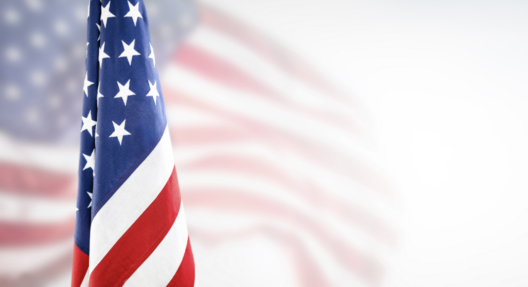 Veterans Day: American flags